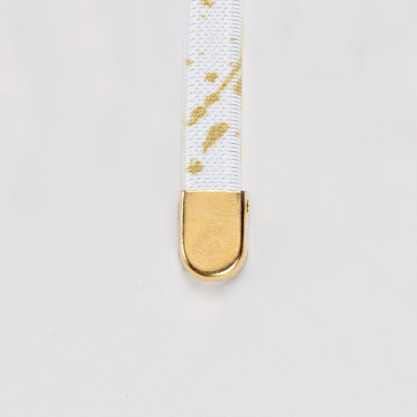Gold Dash on White