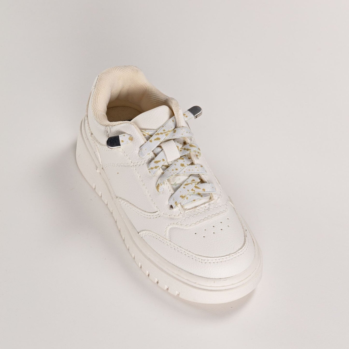 Gold Dash on White