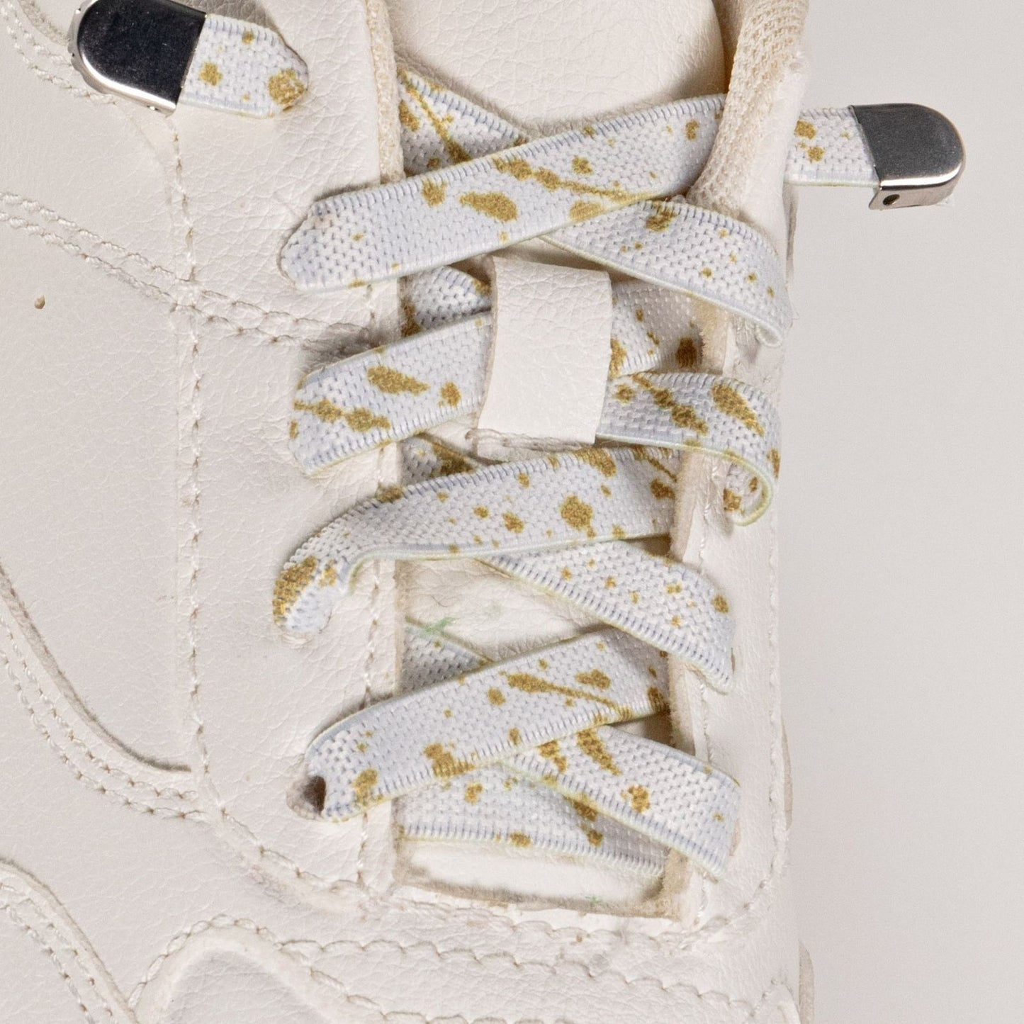 Gold Dash on White