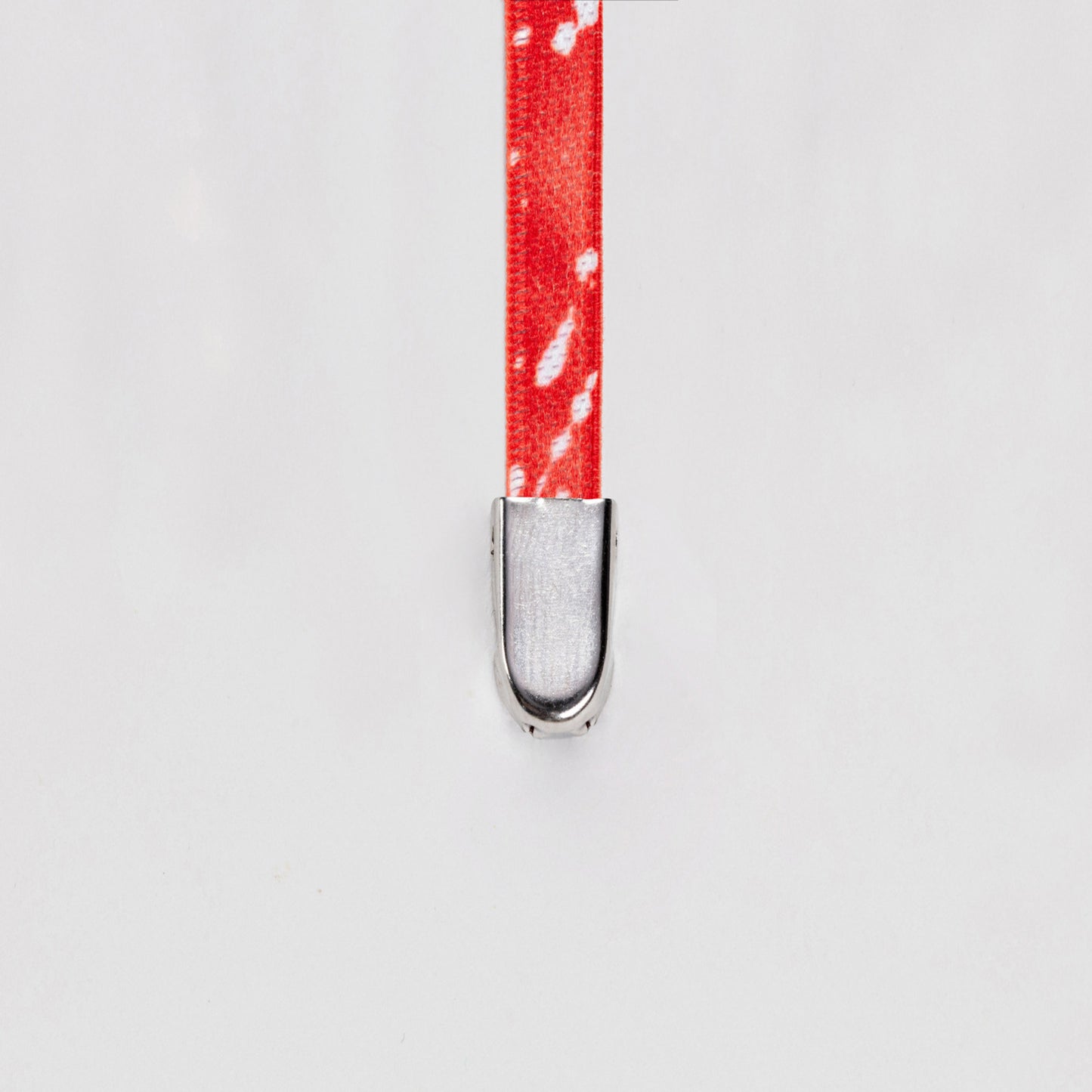 White Dash on Red