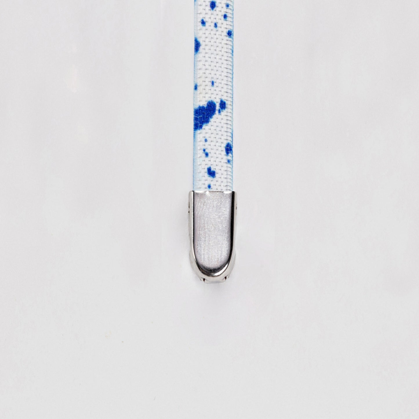 Blue Dash on White