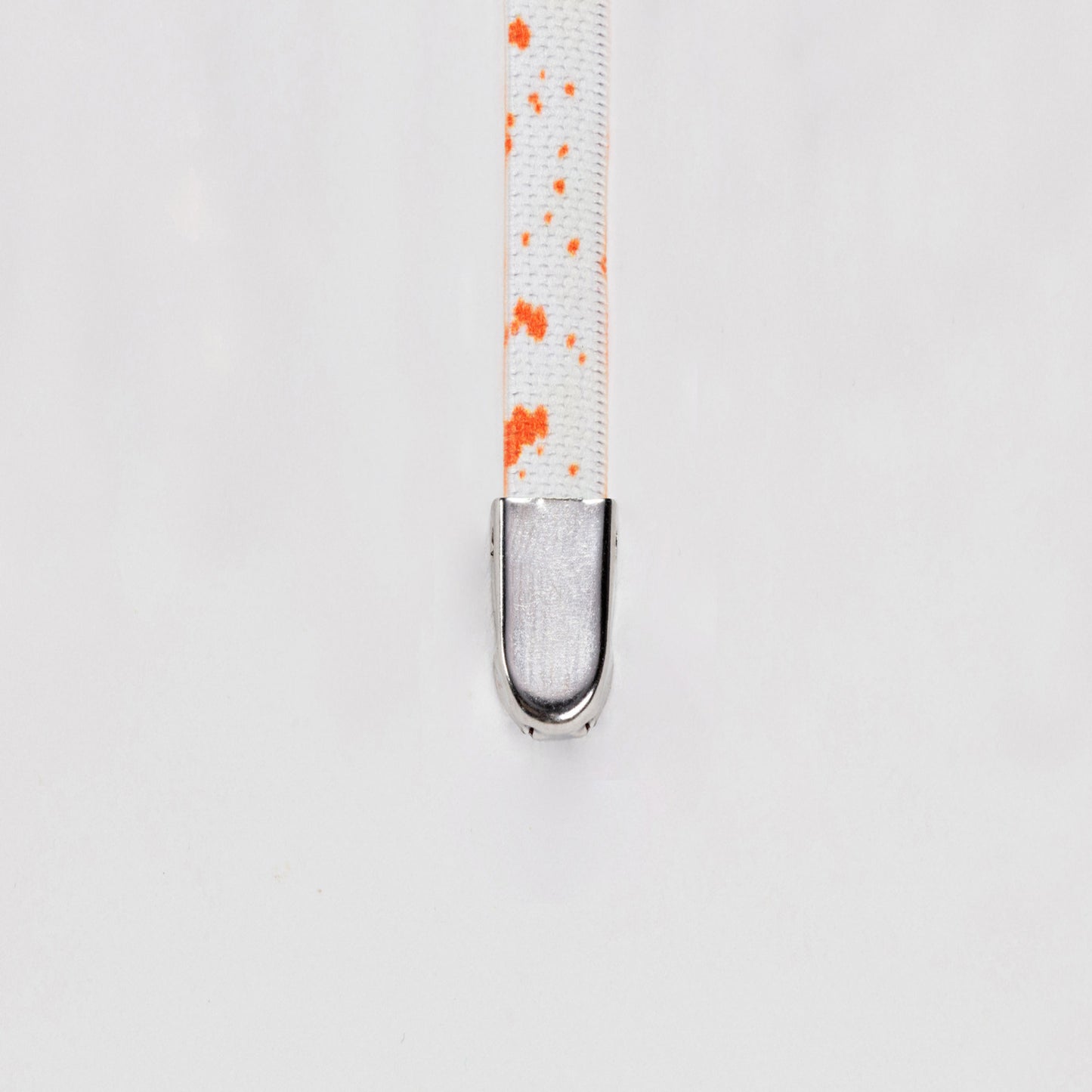 Orange Dash on White